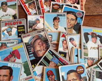 1960's & 1970's, Baseball/Basketball/Football Trading Cards