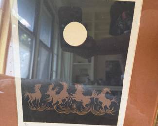 Framed Horse Print