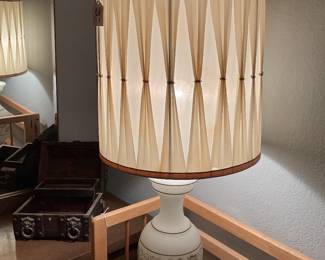 Vintage white lamp