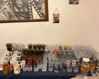Lots of glassware