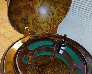 Zodiac Globe Bar