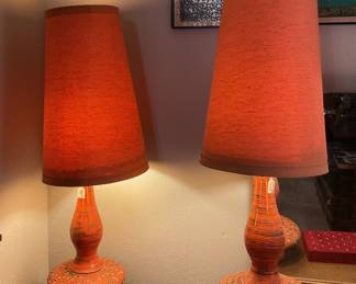 Vintage lamps-45”tall