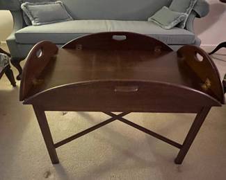 Mahogany Butler's Tray Coffee Table