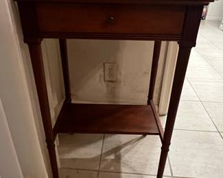 Federal Style Single Drawer Side Table by Mersman