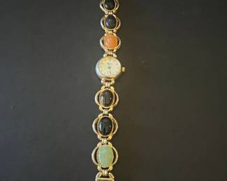 Vintage Scarab Bracelet Watch