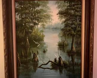 George Gaitor Florida Highwaymen Style Swamp Landscape