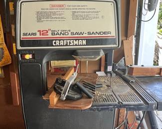 Sears Craftsman 12-inch Belt Drive Band Saw-Sander
