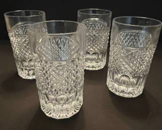 Vintage Anchor Hocking Wexford Diamond Pattern Tumblers