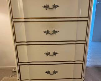Dixie French Provincial Style Four-Drawer Chest
