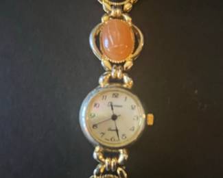 Vintage Scarab Bracelet Watch