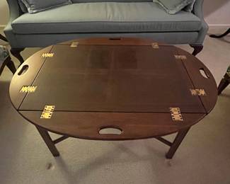 Mahogany Butler's Tray Coffee Table