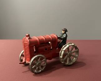 Arcade Fordson Tractor Cast Iron Toy with Driver