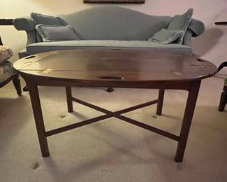 Mahogany Butler's Tray Coffee Table