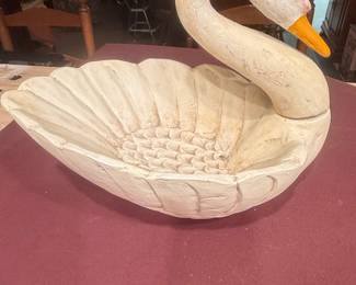Vintage Decorative Swan Planter/Bowl