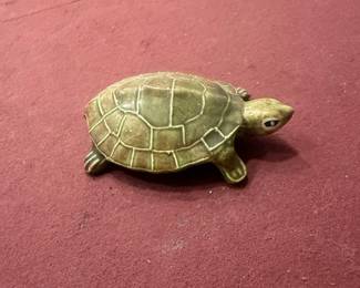 Vintage Ceramic Turtle Figurine