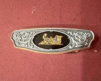 Franklin Mint Jupiter Central Pacific Railroad Collector Knife