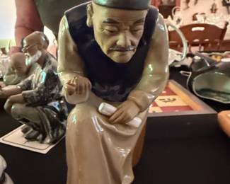 Chinese Mudman Figurine, Scholar