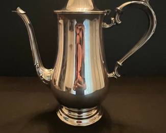 Vintage WM Rogers Silver Plated Coffee Pot
