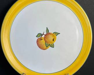 078 handpaintedfaienceplateatelierdujae