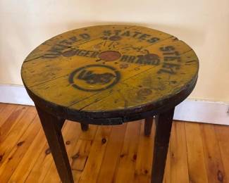 012 industrialreclaimedwoodtablewithpai