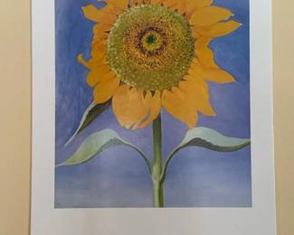 014 24x26georgiaokeeffesunflowerposter