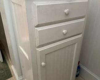 143 whitepaintedcabinetwithdraweranddo