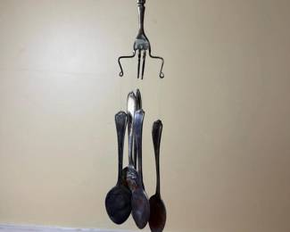 026 upcycledflatwarewindchimewithspoons