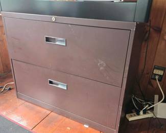 202 browntwodrawermetallateralfilecabi