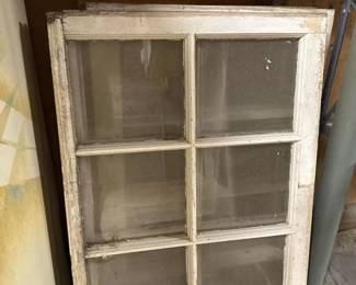 118 setoffourwoodframesixpanewindows
