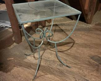 180 wroughtirontablewithsquareglasstop