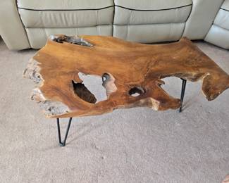 Burl knot table