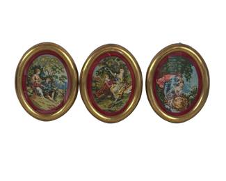 EUROPEAN SCHOOL (20TH CENTURY) NEEDLEPOINTS