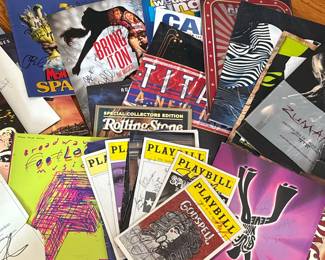 COLLECTION OF SIGNED BROADWAY MUSICAL PROGRAMS, PLAYBILLS, AND VOCAL SCORES