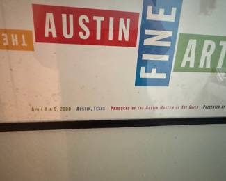 2000 Austin Fine Arts Festival Poster by Charles Searles