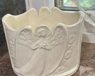 Vintage Lenox Angel Planter