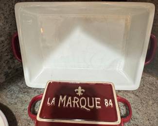 La Marque 84 Rectangular Casserole Dish with Lid