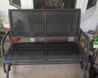 Outdoor Patio Glider Bench