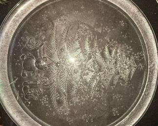Duralex France Christmas Tree Serving Platter
