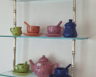 Three-Tier Faux Bamboo Wall Shelf