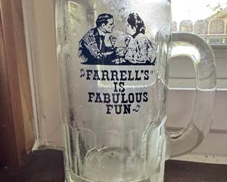 Farrell's Ice Cream Parlour Promotional Beer Mug - "Farrell's Is Fabulous Fun"