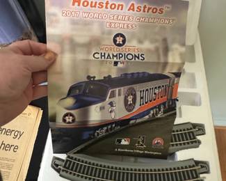 Hawthorne Village Houston Astros 2017 World Series Champions Express Train Set