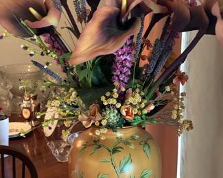 Hand-Painted Nippon Floral Vase
