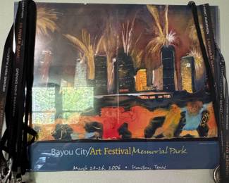 Bayou City Art Festival Memorial Park 2006 Poster