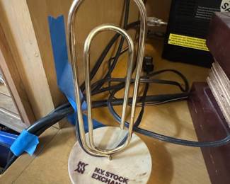 New York Stock Exchange Paperclip Desk Ornament
