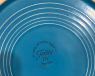 Homer Laughlin Fiesta Dinner Plate - Cobalt Blue