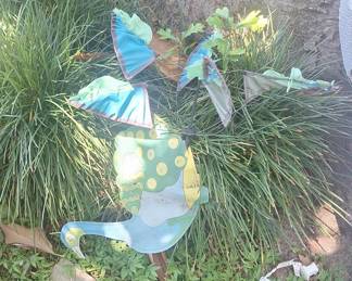 Peacock Kinetic Garden Spinner