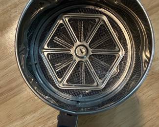 Vintage Stainless Steel Flour Sifter