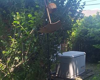 Umbrella Shaped Hanging Bird Feeder and Garden Decor
