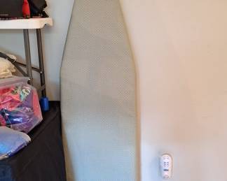 Wall-Mounted Ironing Board with Chrome Bracket