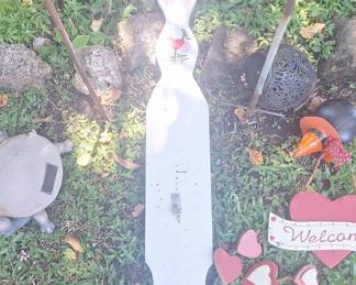 Wooden Easter Bunny Garden Stake